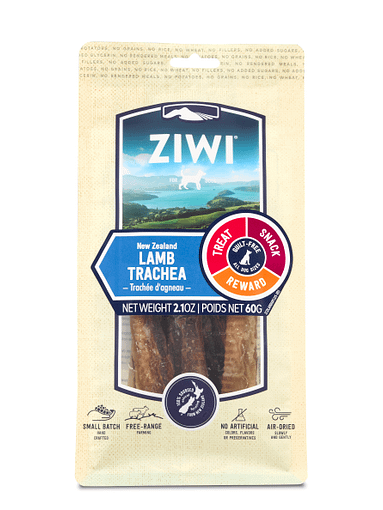 ZIWI Air-Dried Dog Treats - Lamb Trachea