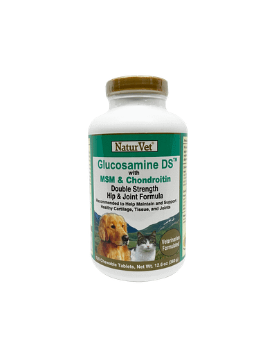 NaturVet Glucosamine Double Strength with MSM & Chondroitin 120 ct