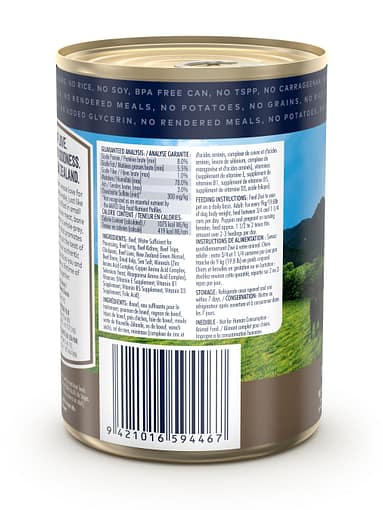 ZIWI Peak Beef Canned Dog Food 390G