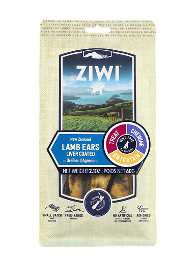 ZIWI Air-Dried Dog Treats - Lamb Ears