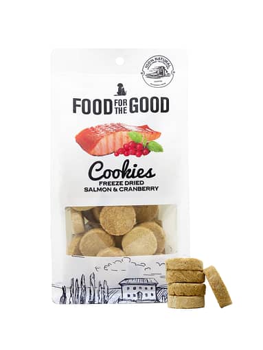 Freeze Dried Salmon & Cranberry Cookies