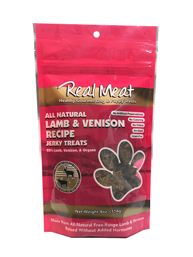 Real Meat All Natural Lamb & Venison Jerky Treat