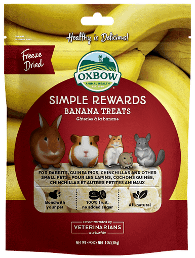 Oxbow Simple Rewards Banana Treats for Small Animals