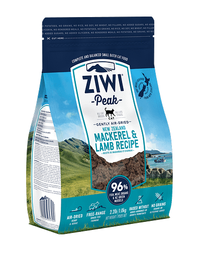 ZIWI Peak Air-Dried Mackerel & Lamb Cat Food (2 Sizes)