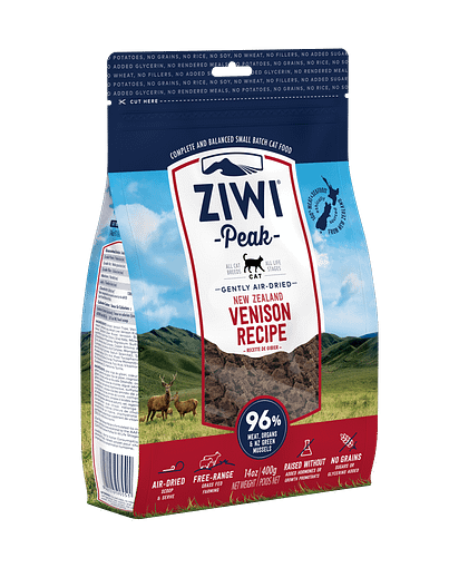 ZIWI Peak Air-Dried Venison Cat Food 400G