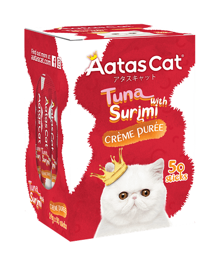 Aatas Cat Crème Purée Tuna with Surimi Crème Purée