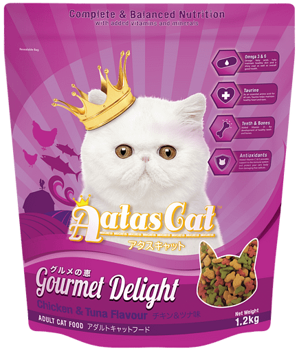 Aatas Cat Gourmet Delight Chicken & Tuna 1.2kg