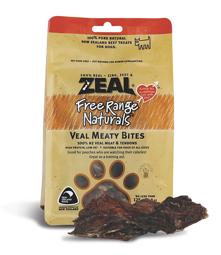 Zeal Free Range Naturals Veal Meaty Bites for Dog