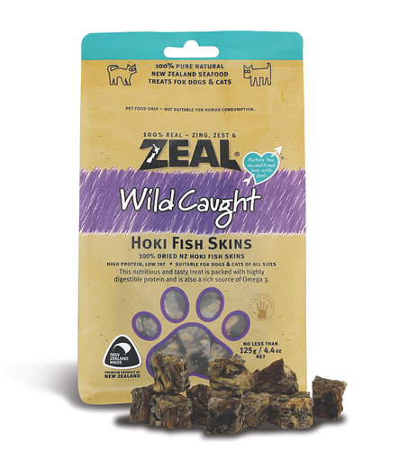 Zeal Free Range Naturals Hoki Fish Skins for Dogs & Cats