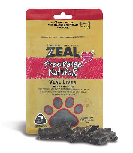 Zeal Free Range Naturals Veal Liver for Dog