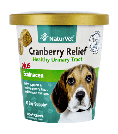 NaturVet Cranberry Relief Plus Echinacea for Dog 60ct