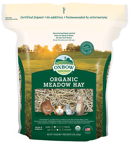 Oxbow Organic Meadow Hay for Small Animals 15oz