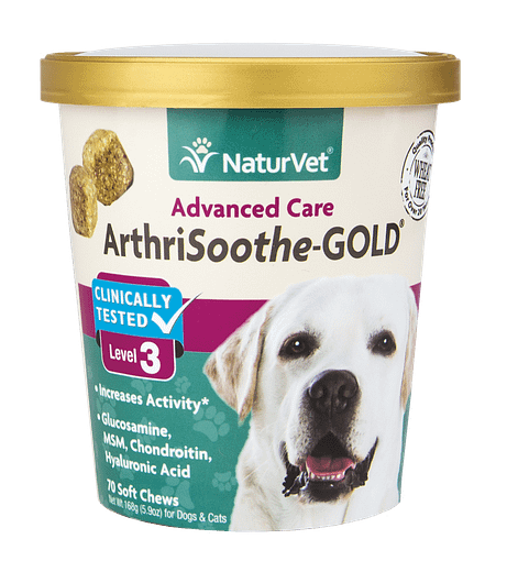 NaturVet Arthrisooth-GOLD Level 3 for Dog 70ct