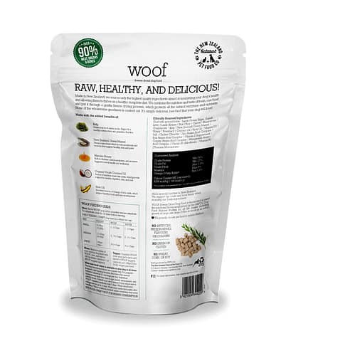 WOOF Freeze Dried Raw Wild Goat Dog Food 280g