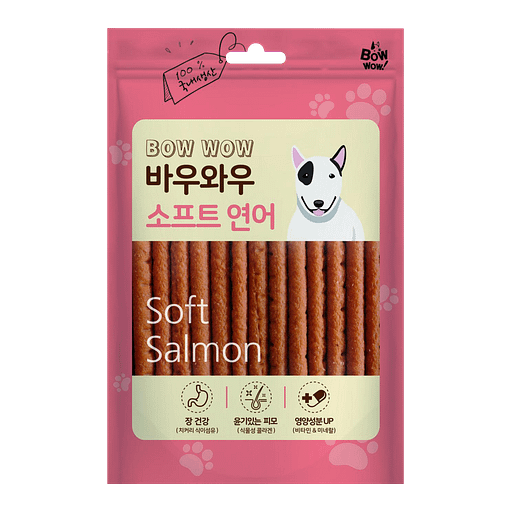 BOW WOW Soft Salmon Jerky Dog