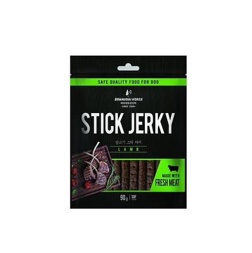 BOW WOW Lamb Jerky Dog Treats 90g