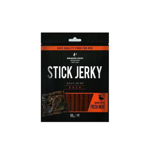 BOW WOW Duck Jerky Dog Treats 90g