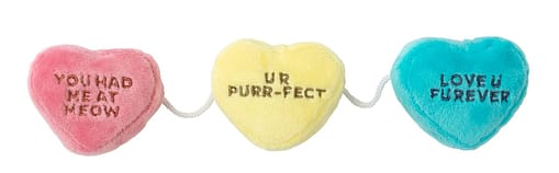 FuzzYard Candy Hearts Cat Toy