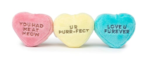 FuzzYard Candy Hearts Cat Toy