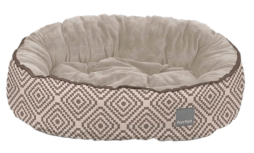 FuzzYard Pet Bed Malta Mocha Reversible