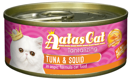 Aatas Cat Tantalizing Tuna & Squid in Aspic 80g