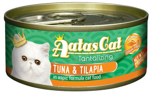 Aatas Cat Tantalizing Tuna & Tilapia in Aspic 80g