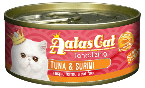 Aatas Cat Tantalizing Tuna & Surimi in Aspic 80g