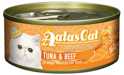 Aatas Cat Tantalizing Tuna & Beef in Aspic 80g