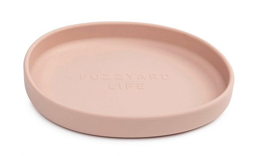 FuzzYard Life Silicone Cat Dish Soft Blush