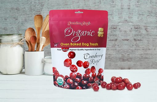 Grandma Lucy's Organic Cranberry Oven Baked Dog Treats 14oz