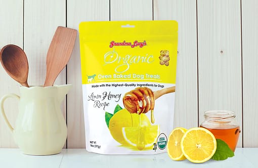 Grandma Lucy's Organic Lemon Honey Oven Baked Dog Treats