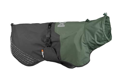 Non-stop Dogwear Green/Grey Fjord Raincoat For Dogs