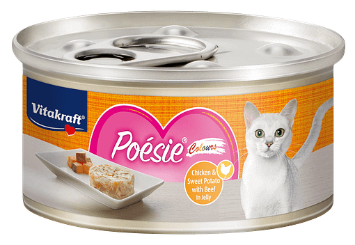 Vitakraft Poesie Colours Chicken & Sweet Potato in Jelly 70g