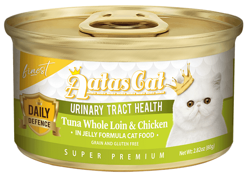 Aatas Cat Finest Daily Defence Tuna Whole Loin & Chicken in Jelly UTH 80g