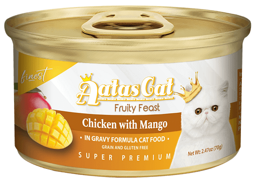 Aatas Cat Finest Fruity Feast Chicken with Mango in Gravy 70g