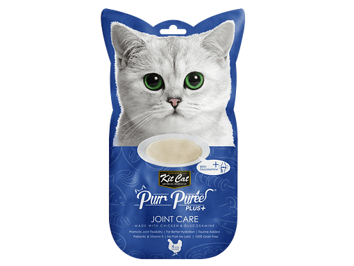 Kit Cat Purr Puree Plus+ Joint Care 4x15g (Chicken)