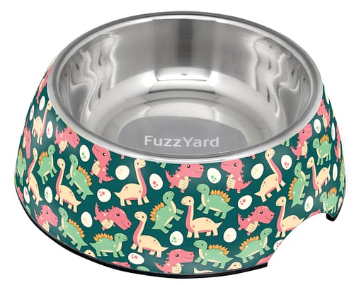 FuzzYard Easy Feeder Pet Bowl - Dinosaur Land