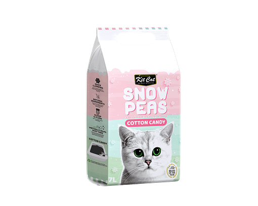 Kit Cat Snow Peas Cat Litter (Cotton Candy) 7L