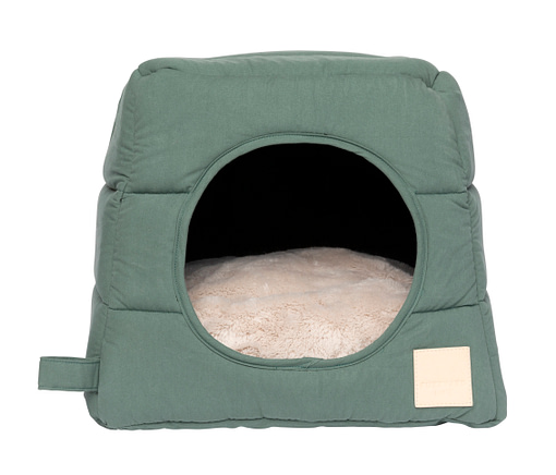 FuzzYard Life Cat Cubby - Myrtle Green