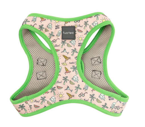 FuzzYard Step-in Dog Harness Hello Sun