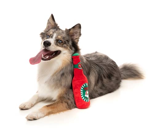 FuzzYard Howlidays Plush Dog Toy - Ho Ho Hold my Beer