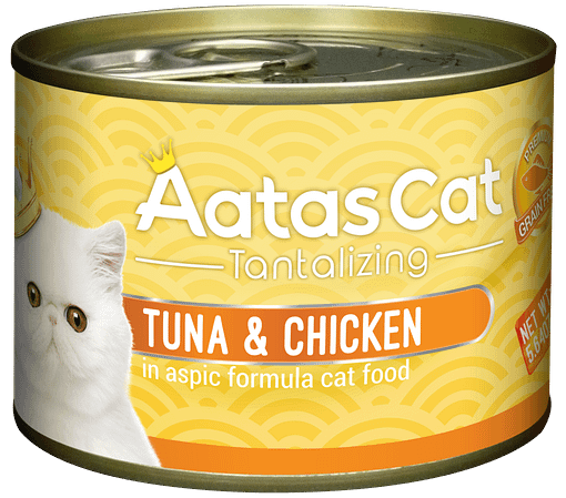 Aatas Cat Tantalizing Tuna & Chicken in Aspic Formula Cat Food 160g