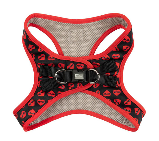 FuzzYard Step-in Dog Harness Heart Breaker