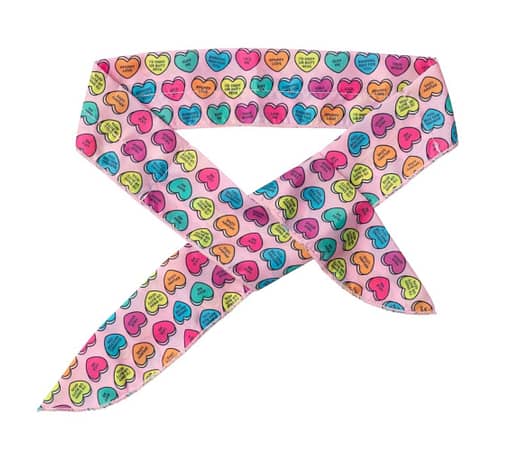 FuzzYard Candy Hearts Cooling Bandana