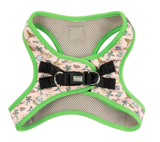 FuzzYard Step-in Dog Harness Hello Sun