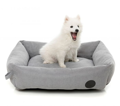 FuzzYard Lounge Pet Bed Stone Grey