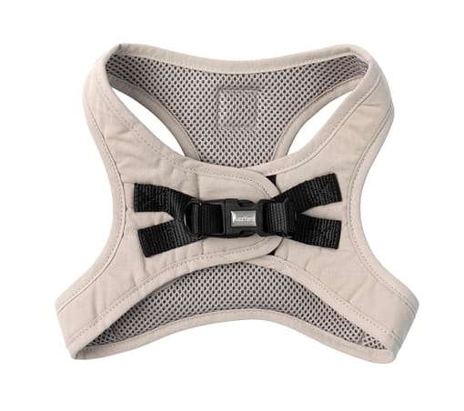 FuzzYard Cotton Step-in Dog Harness Sandstone