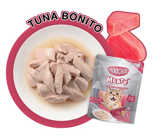 Moochie Meaty Tuna Bonito Recipe in Jelly 70g