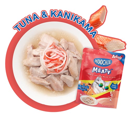 Moochie Meaty Tuna & Kanikama Recipe in Jelly 70g