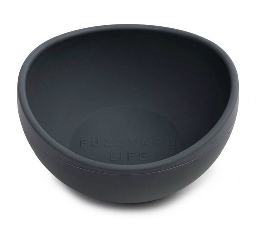 FuzzYard Life Silicone Bowl - Slate Grey